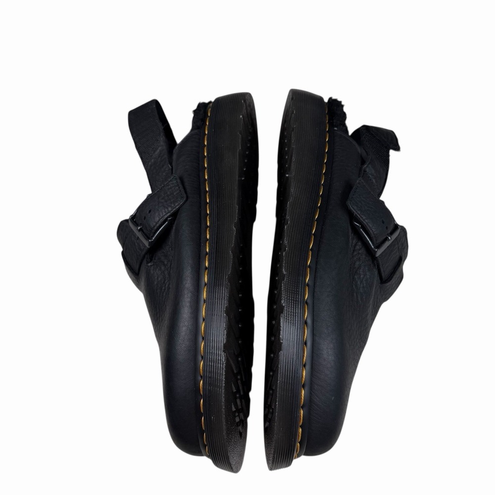 Dr Martens Jorge II Black Faux Fur Sling Back Mules Shoes Men's Sz 10 - Picture 5 of 9
